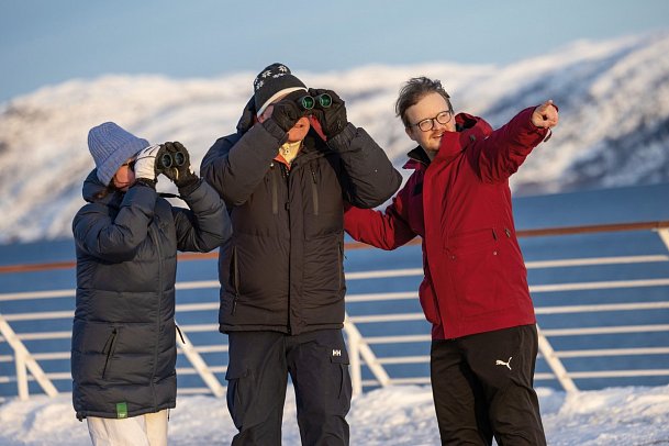 Nordlichter - mit Hurtigruten Signature Nordkap-Linie MS Trollfjord