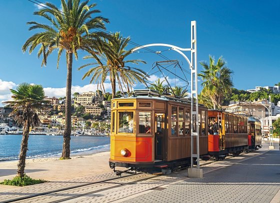 Standortrundreise zu Mallorcas Mandelblüte - Historische Straßenbahn, Port de Sóller