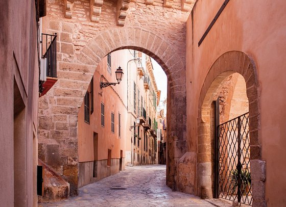 Standortrundreise zu Mallorcas Mandelblüte - Altstadt von Palma