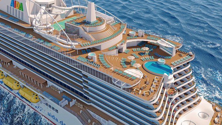 Mediterrane Schätze mit AIDAcosma - Sonnendeck