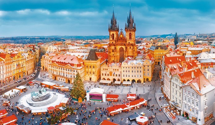 Advent in Prag Stadt der Tausend Türme Bahnreise - Prag zur Weihnachtszeit