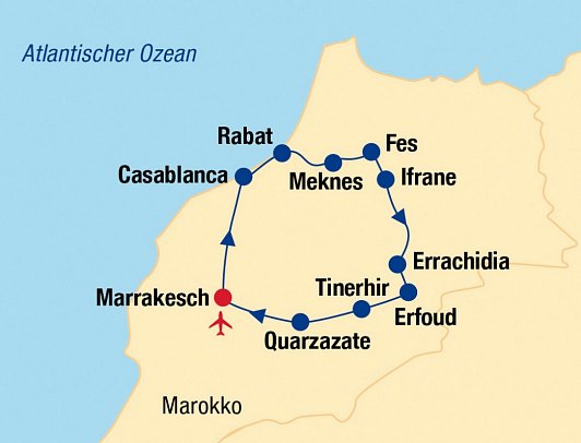 Höhepunkte Marokkos