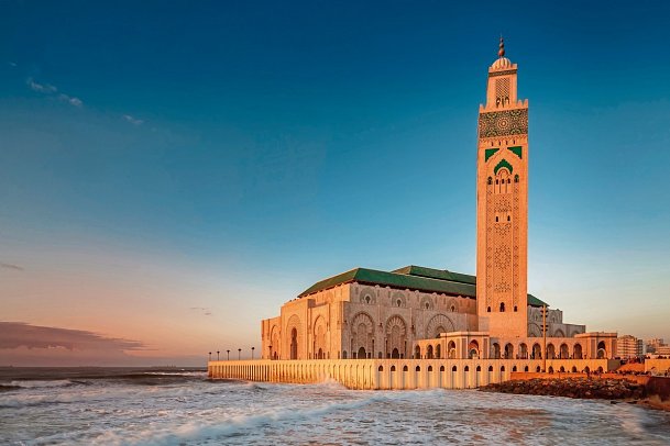 Rundreise Zauberhaftes Marokko – Königsstädte & Wüste - Moschee Hassan II - Casablanca