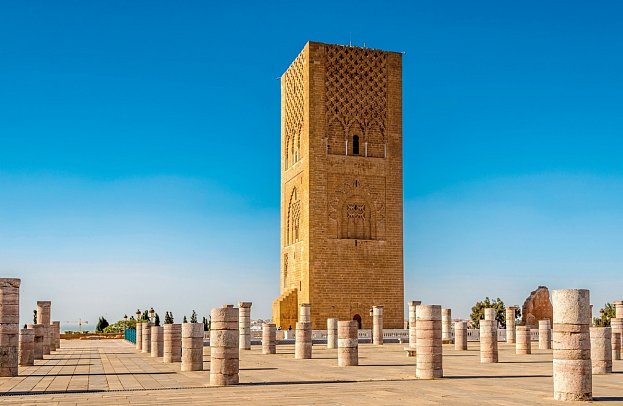 Rundreise Marokko & Andalusien - Hassan-Turm - Rabat