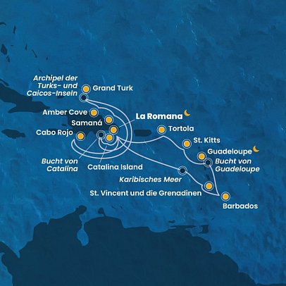 Große Karibikkreuzfahrt - Costa Pacifica