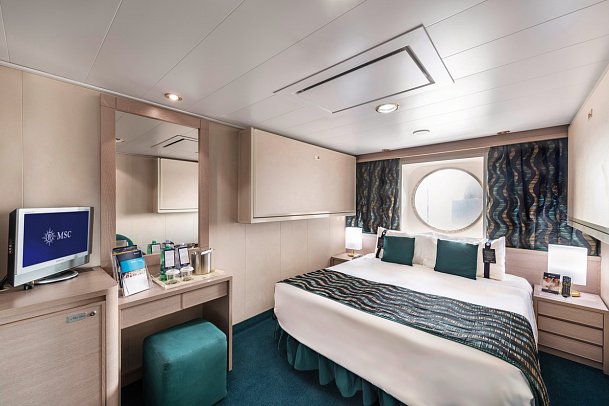 Seattle bis Miami & Panamakanal mit MSC Poesia - Beispiel Meerblickkabine