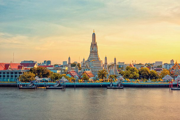 Singapur bis Hongkong mit Norwegian Jade - Wat Arun, Bangkok