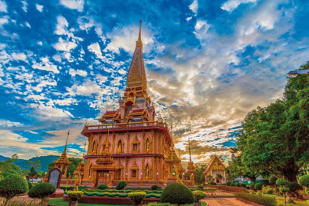 Singapur, Malaysia und Thailand mit Diamond Princess - Chalong Tempel, Phuket