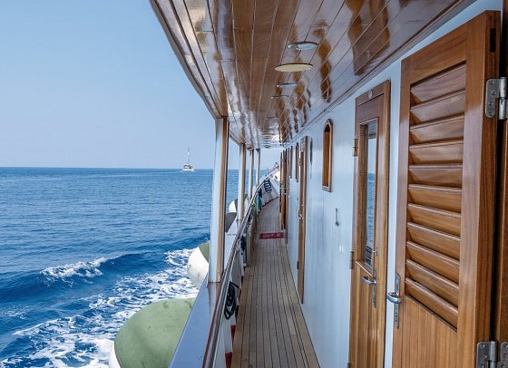 Blaue Reise - Kreuzfahrt zwischen 1000 Inseln ab/bis Trogir - Atmosphäre am Schiff