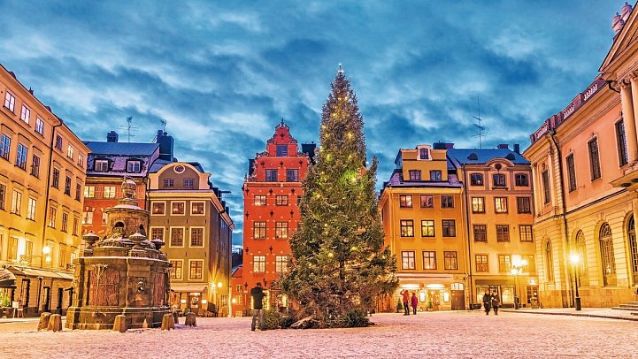 Rundreise Schwedisch Lappland zu Silvester - Stortorget Platz, Stockholm