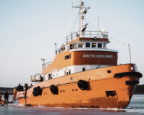 Rundreise Schwedisch Lappland zu Silvester - Eisbrecher