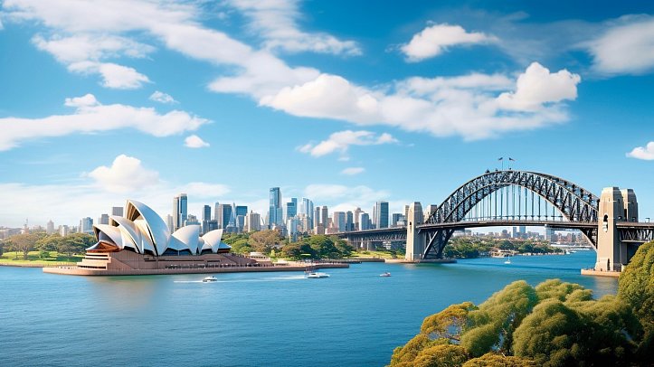 Australien mit Norwegian Spirit - Opernhaus und Harbour Bridge, Sydney