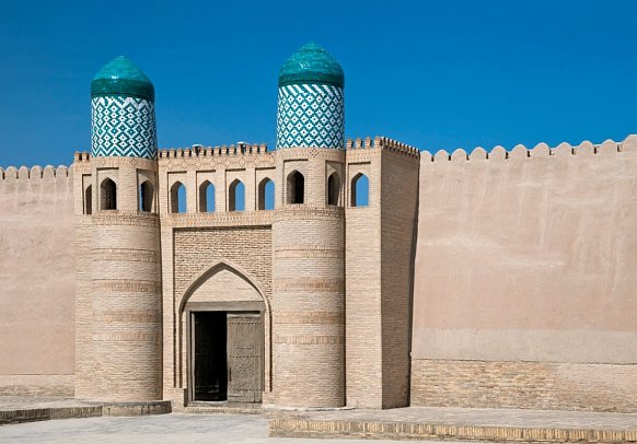 Usbekistan Reise ins Herz der Seidenstrasse - Tor der Festung Kunya-Ark, Chiwa