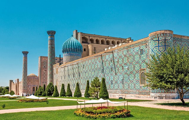 Usbekistan Reise ins Herz der Seidenstrasse - Registan-Platz, Samarkand