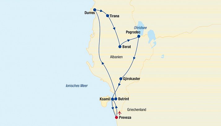 Rundreise Albanien