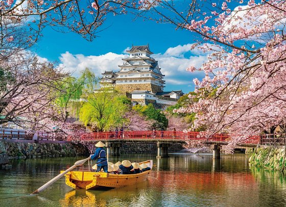 Japan Rundreise von Tokyo nach Osaka - Himeji, Burg des weißen Reihers