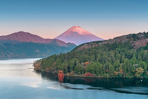 Circle Japan mit Diamond Princess - Ashi-See mit Fuji-san