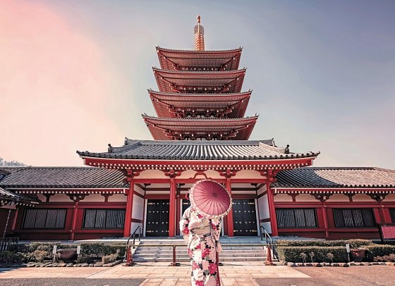 Japan & Südkorea mit Norwegian Jade - Tokyo, Sensoji-Tempel