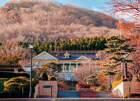 Japan bis Kanada mit Norwegian Jade - Old Hakodate Public Hall