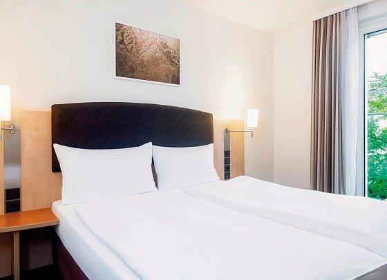 IntercityHotel Wien - Wohnbeispiel Doppelzimmer Standard (Zimmercodierungen DG1 & DC1)