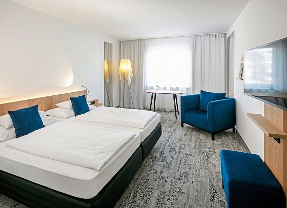 Arcotel Wimberger Wien - Wohnbeispiel Doppelzimmer Komfort (Zimmercodierung DF1)