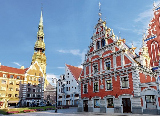 Baltikum Rundreise - Riga, Schwarzhäupterhaus
