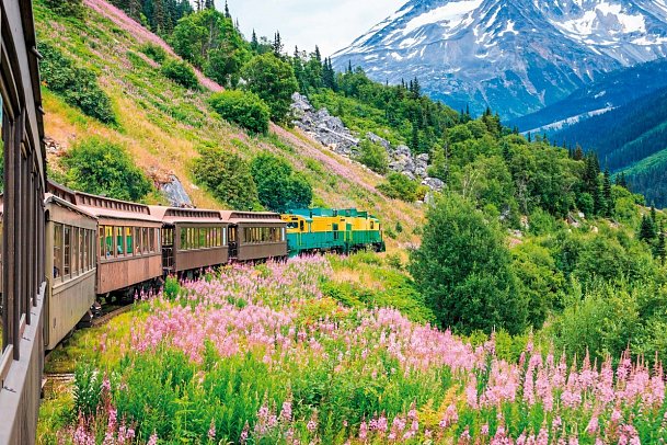Alaska pur mit Emerald Princess - White Pass and Yukon Route Eisenbahn