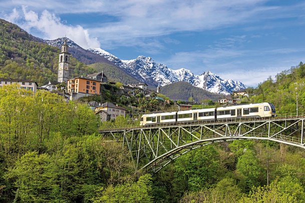 Große Bahnrundreise zwischen Alpen und Dolce Vita - Centovallibahn